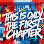 Street art collage mural This is only the first chapter