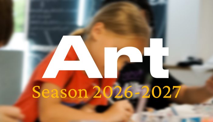 Art Classes for Kids, 2026 - 2027 Season!